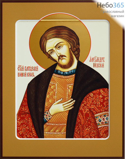 Фото: Александр Невский благоверный князь, икона (арт.453) с-2
