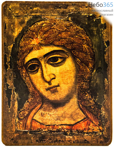  Икона на дереве 5х9, 6х8, 7х9, покрытая лаком (КиД 2) Архангел Гавриил (Ангел златые власы), фото 1 