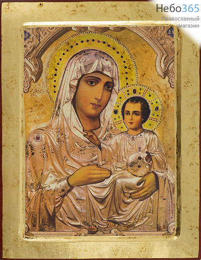  Иерусалимская икона Божией Матери. Икона на дереве, 24х31х2,5, ручное золочение, с ковчегом (Нпл) (B6), фото 1 
