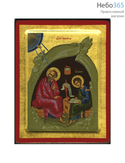  Икона на дереве (Мел) 15х19, апостол Иоанн Богослов, шелкография MF1 15х19, ковчег, фото 1 