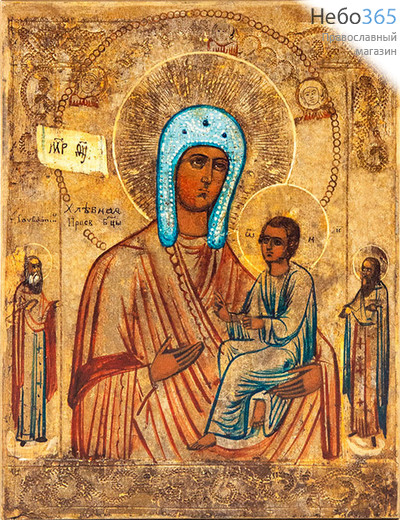  Икона на дереве 14х19, копии старинных и современных икон, в коробке икона Божией Матери Хлебная, фото 1 