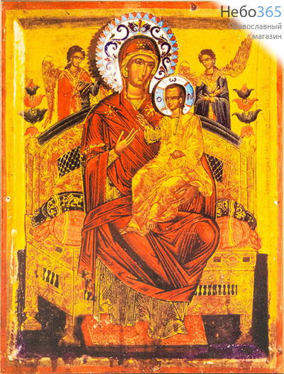  Икона на дереве 14х19, копии старинных и современных икон, в коробке икона Божией Матери Всецарица, фото 1 