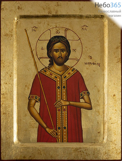  Христос в темнице (Спас - Жених церковный). Икона на дереве 18х24х2,2 см, ручное золочение, с ковчегом (Нпл) (B4), фото 1 