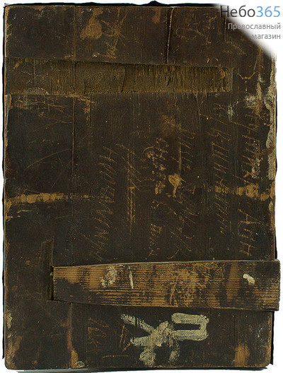  Неопалимая Купина икона Божией Матери. Икона писаная (Кж) 22х30, в ризе, 19 век, фото 3 