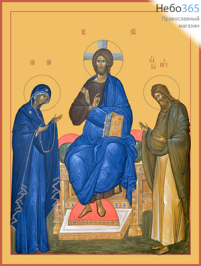 Фото: Спас на престоле с предстоящими, икона (арт.6606)