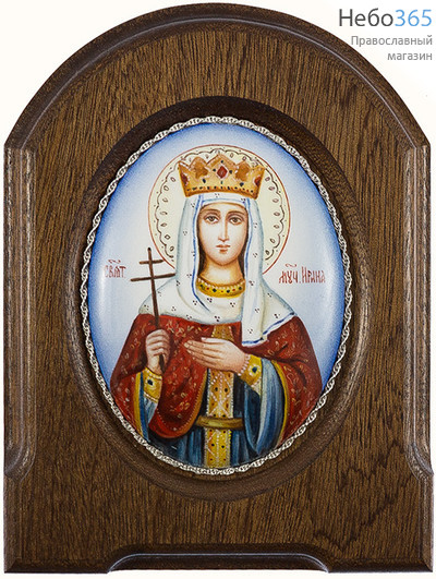  Ирина, мученица. Икона писаная 6х8, эмаль, скань, фото 1 