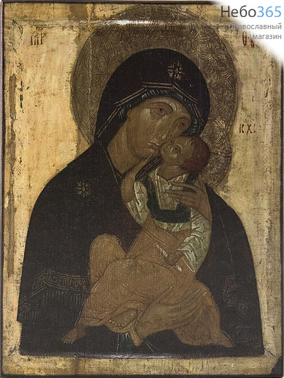  Икона на дереве (Су) 15х18,15х21, полиграфия, копии старинных и современных икон Божией Матери Умиление (15 век) (154), фото 1 