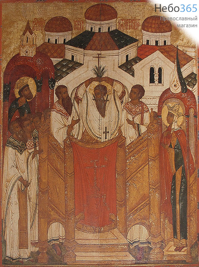  Икона на дереве 30х40, копии старинных и современных икон, в коробке Воздвижение Креста, фото 1 