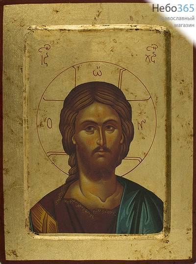  Икона на дереве, 18х24 см, ручное золочение, с ковчегом (B 4) (Нпл) Спаситель (№12) (2668), фото 1 