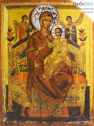  Икона на дереве 30х40, копии старинных и современных икон, в коробке икона Божией Матери Всецарица, фото 1 