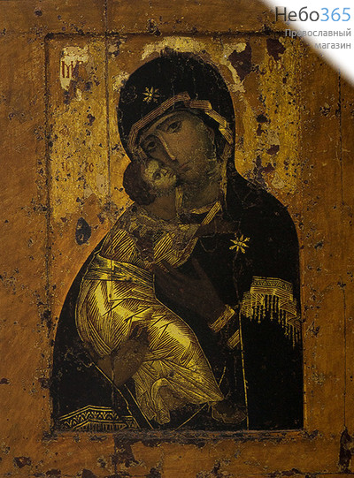 Икона на дереве 20х30, копии старинных и современных икон, в коробке икона Божией Матери Владимирская, фото 1 