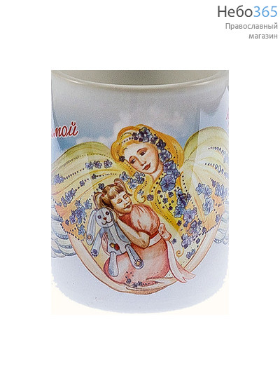  Чашка керамическая миниатюрная, с цветной сублимацией, объемом 70 мл, в ассортименте Любимой крестнице, фото 1 