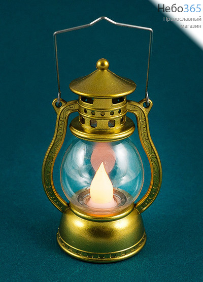  Лампа - фонарь пластмассовый  Летучая мышь, с имитацией горения, на батарейке, высотой 12,5 см,, фото 1 