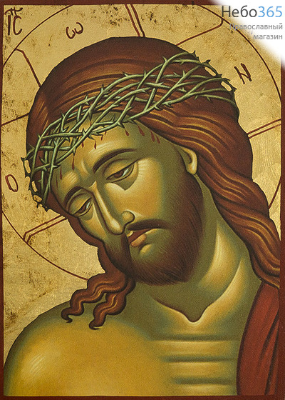  Икона на дереве B 3, 13х19, ручное золочение, без ковчега Иисус Христос - Жених Церковный, фото 1 