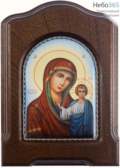  Казанская икона Божией Матери. Икона писаная 7,5х11, эмаль, скань, фото 1 