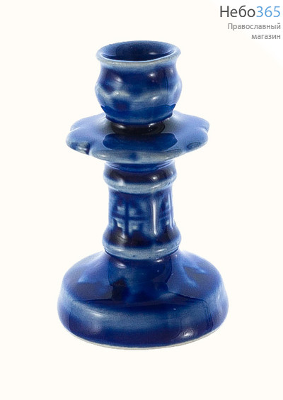  Подсвечник керамический "Звездочка" с цветной глазурью (в уп. - 5 шт.), фото 1 