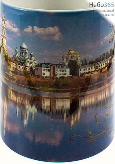  Чашка керамическая бокал, 330 мл, с цветной сублимацией, с видами монастырей и храмов, в ассортименте Дивеевский монастырь, фото 1 