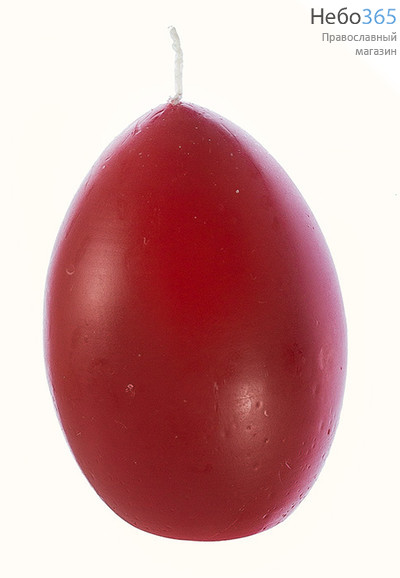  Свеча парафиновая пасхальная, Яйцо, среднее, высотой 12 см, разных цветов, 8172, фото 1 