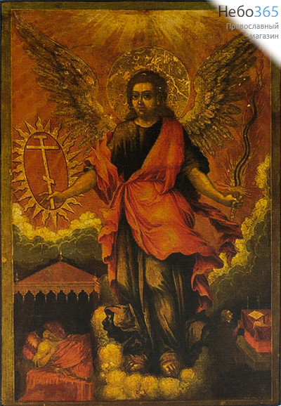  Икона на дереве 20х25, полиграфия, копии старинных и современных икон Ангел Хранитель, 17 век, фото 1 