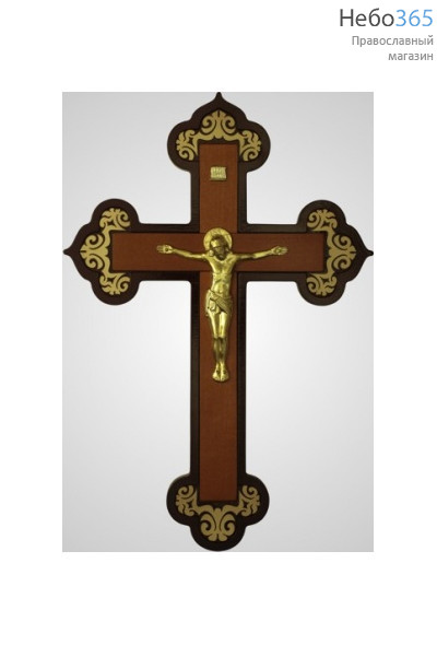  Крест фигурный с распятием средний, фото 1 