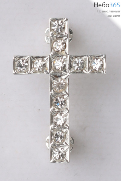  Крест на скуфью серебрение, фото 1 