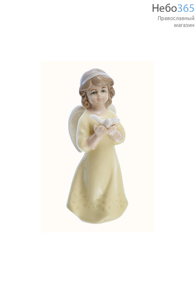 Ангел, фигура керамическая в ассортименте, STO29 / 49632 желтый, фото 1 