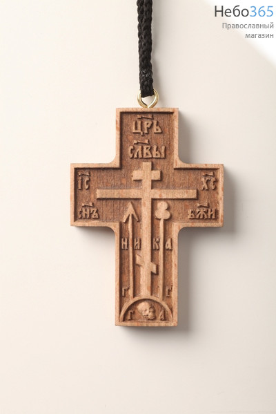  Крест деревянный - бук, морение, фото 1 