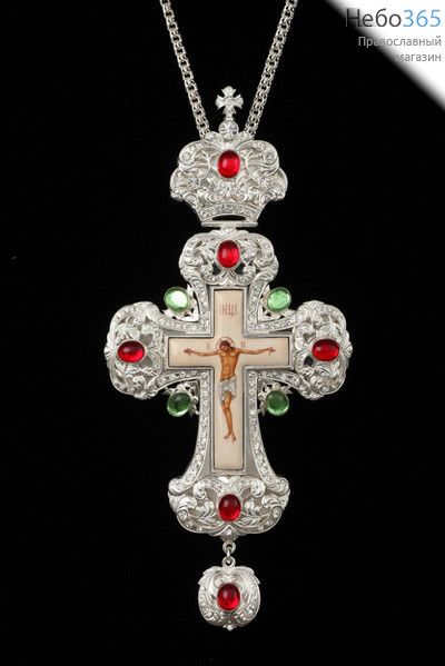  Крест наперсный № 102 серебро, фото 1 