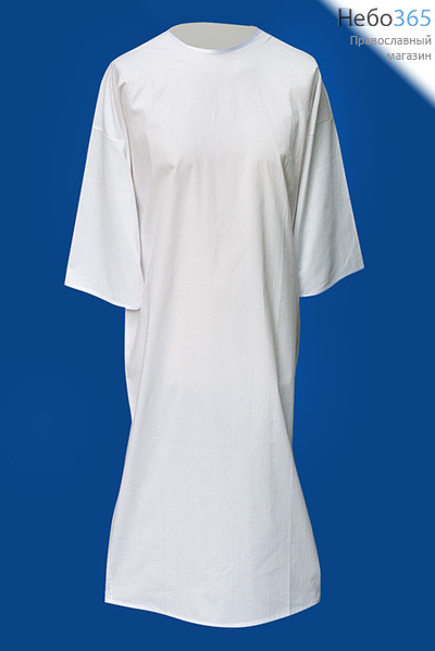  Крестильная рубашка женская, размер 44, хлопок, косая бейка, фото 1 