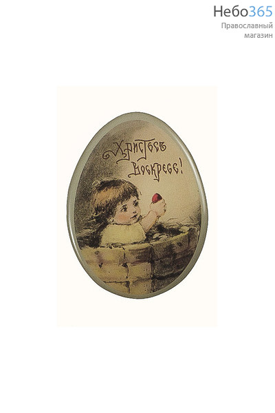  Сувенир пасхальный "Яйцо" на магните, из ПВХ, с пасхальными сюжетами, BS10102 / 17796 Вид № 3, фото 1 