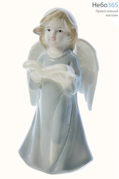  Ангел, фигура фарфоровая высотой 12,5 см ангел с книгой, в ассортименте, фото 1 