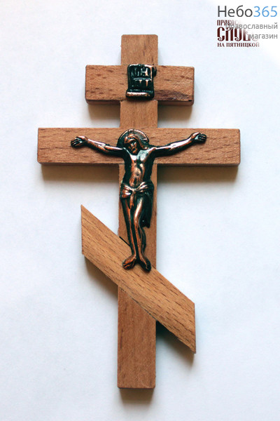  Крест деревянный для водителей, малый, на липучке, в ассортименте (в уп. - 5 шт.), фото 1 