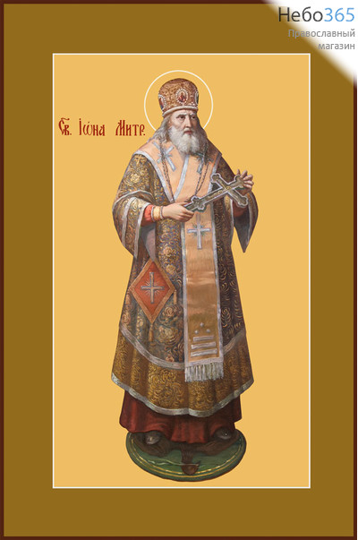 Фото: Иона, митрополит Московский, святитель, чудотворец, икона (арт.757) с-2