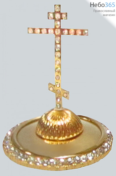  Крест на митру №21 золочение серебро, фото 1 