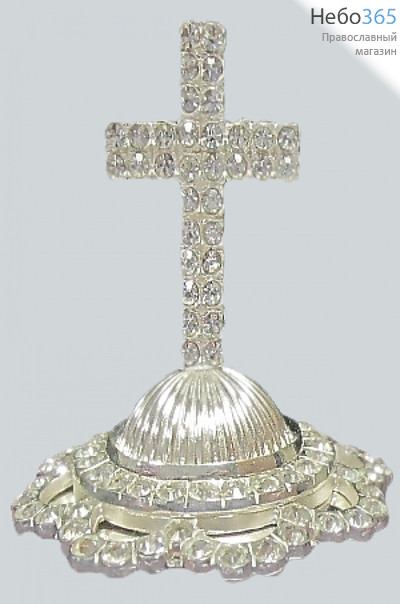  Крест на митру № 3 серебро, фото 1 