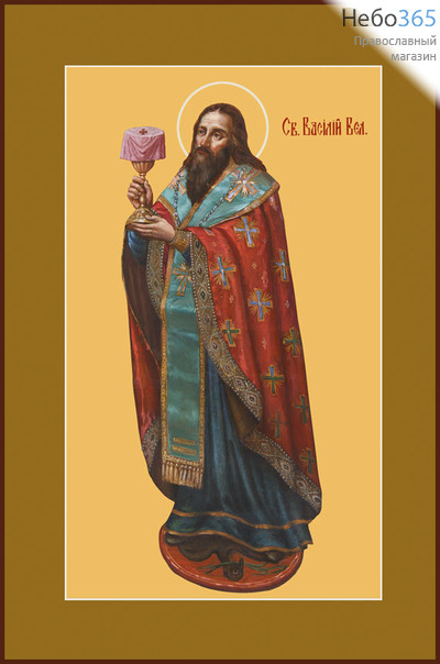 Фото: Василий Великий святитель, икона (арт.743) с-2