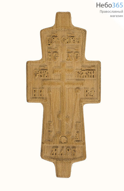  Крест параманный деревянный из дуба, высотой 10 см, фото 1 