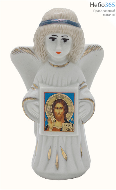  Ангел, фигура фарфоровая с иконой, высотой...Кисловодский фарфор (в уп.- 5 шт.), фото 2 