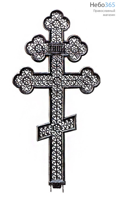  Крест могильный металлический с подпятником, литой ажурный, 1500 х 800 см, фото 1 