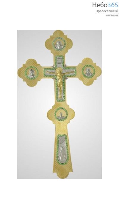  Крест напрестольный №6-8 сложный малый комбинированный с камнями №1, фото 1 