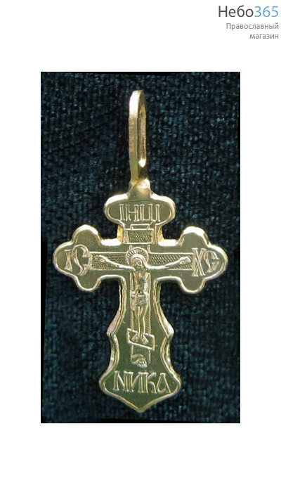  Крест № 23 нательный штамп.алюминиевый, фото 1 