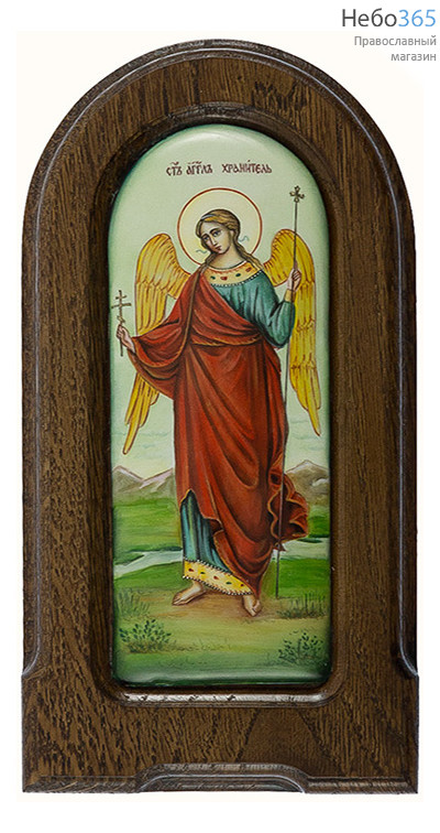  Ангел Хранитель. Икона писаная  5х12, эмаль, фото 1 