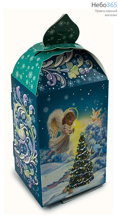  Коробка для рождественских подарков (Ге) 16х9х8, фото 1 