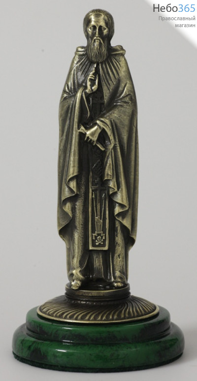  Скульптура прп.Сергий Радонежский №2 латунь, патинирование, фото 1 