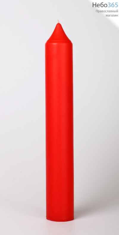  Свеча диаконская красная с фитилемкосичка, фото 1 