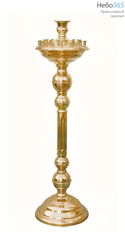  Подсвечник храмовый латунный на 28 свечей, фото 1 