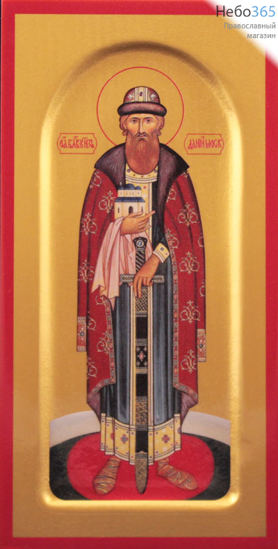 Фото: Даниил Московский благоверный князь (в княжеском облачении), икона (арт.402)