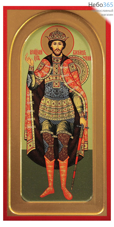 Фото: Александр Невский благоверный князь, икона (арт.403)