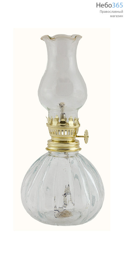  Лампа масляная стеклянная, Купол, для парафинового масла, белая, 20511МCL, фото 1 