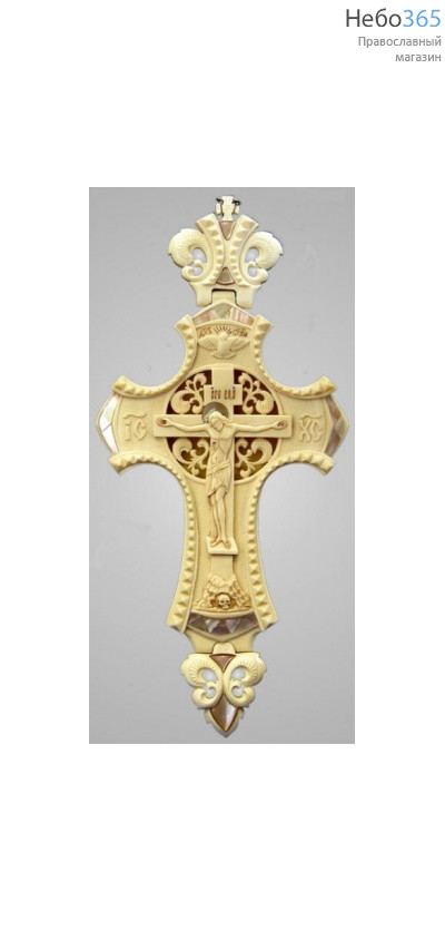  Крест наперсный костяной серебро, фото 1 
